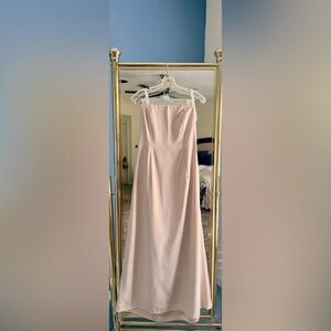 Bari Jay Beige Formal Gown